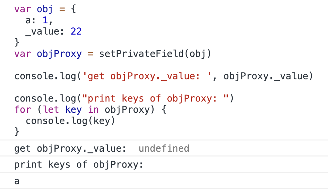 proxy private property